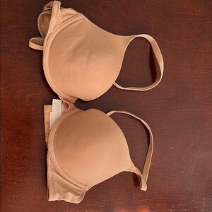 PINK Victoria's Secret Tan Seamless Bra Full Coverage